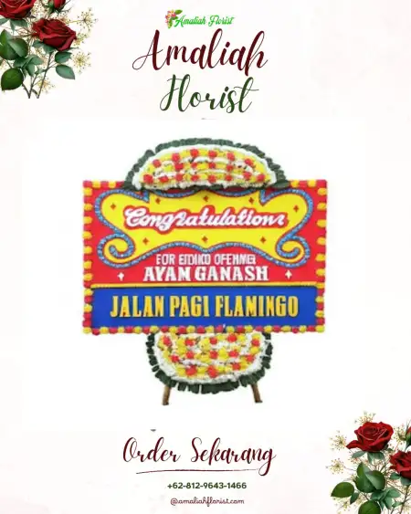Sewa Papan Bunga Lasiana