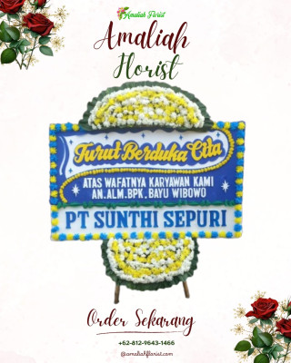 Papan Bunga Duka di Lasiana
