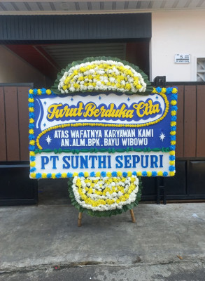 Papan Bunga Duka di Lasiana