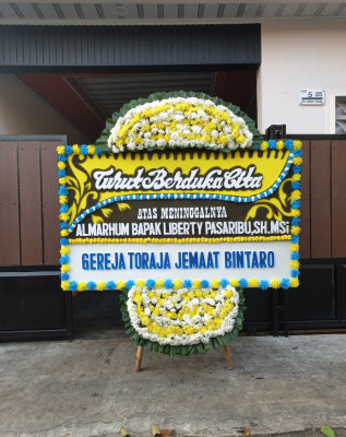 Papan Bunga Duka di Lasiana